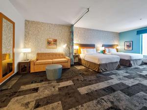 Studio Suite with Two Queen Beds - Hearing Access room in Home2 Suites by Hilton Bolingbrook Chicago
