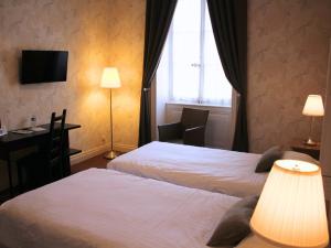 Hotels Grand Hotel de Bourbon-Lancy - Spa et Restaurant - Logis : Chambre Lits Jumeaux Supérieure