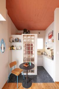 Cozy, central studio with expansive balcony