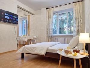 Однокімна квартира біля Каштанової Алеї у центрі Полтави Мережа AlexApartments Документи для відряджень Безконтатне заселення 24-7