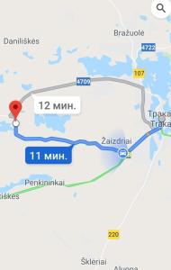 Namukas su ežero pakrante Trakai ,Viesų vila