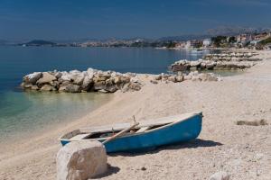 Adriatic Split beach apartment with sea view and garden