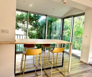 Appartement avec jardin privé à 2min de la plage