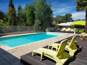 Villa 168m2 Piscine Parc Arboré pour groupe Famille Amis jusqu'à 10 personnes - 热莫扎克