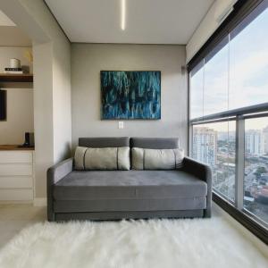 LUXO Brooklin AIR Studio Charme Boho com Vista Incrível