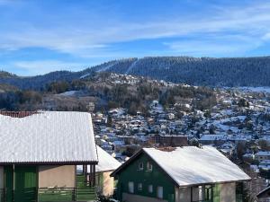 Duplex dans chalet avec superbe vue lac et piscine commune
