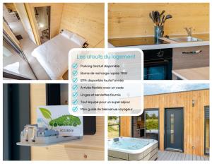 Le Laponya - Chalets climatises avec SPA & Borne de recharge : photos des chambres