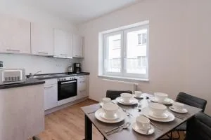 Ferienwohnung im Grünen von Magdeburg mit WLAN und Balkon - 贝茵道夫