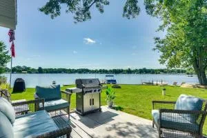 Montpelier Lake House with Deck, Dock and Fireplace! - Hamilton