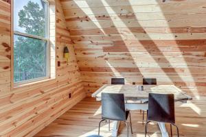 A-Frame Hardy Cabin w Spring River Views!