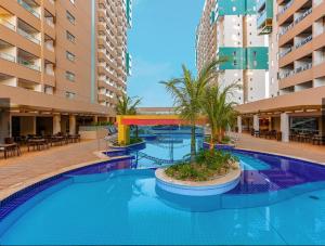 Apto em Resort a 500m do Thermas dos Laranjais