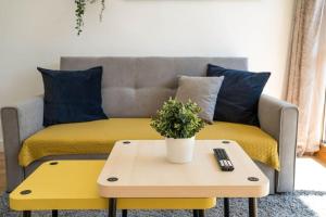 2bed apt Living room Balcony