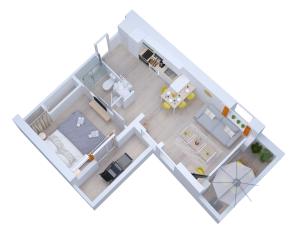 Soleil dÉté - Netflix & Wifi - Balcon - Climatisation - Parking Gratuit - check-in 24H24 - Emplacement Vélos - GoodMarning