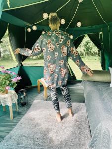 Stand-up tent and Sauna, farm experience BB