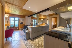 Chalets 200m chalet for 14 people with a panoramic view of the valley : photos des chambres
