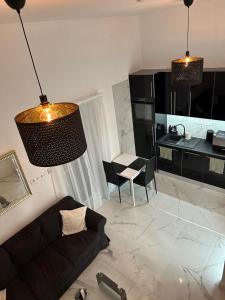 Black and White Apartment in Siófok