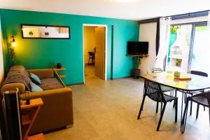 T3 A l'Ombre des Palmiers - Terrasse Jardin & Barbecue - Proche Aéroport - Beaufond