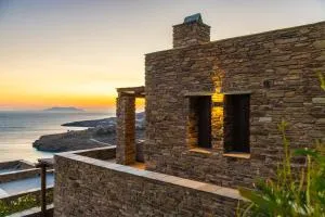 Dolce Villa Tinos - Kardiani - Stone & Sunset Views - Kardiani