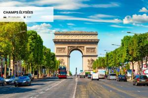 Appartements Charmant T2 avec balcon - Golf National a 5 min : photos des chambres