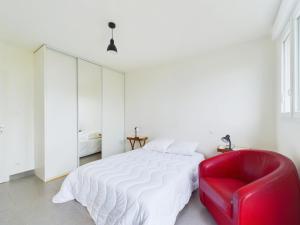 Maisons de vacances A 2,7 km de la plage, maison au calme pour 6 : photos des chambres