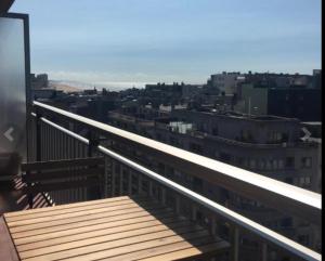 sea and city view with double terrace Flat C Oostende