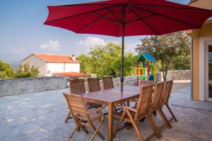 Luxury and modern villa with pool near beach by Traveler tourist agency Krk - ID 2138