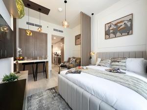 Trophy Modern Marvel Cozy Studio with Smart Features in Azizi Riviera
