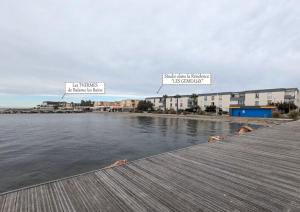 Studio 19m2 classé 1, vue sur étang de Thau, 200m des cures, 2eme Étage sans ascenseur