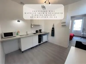 T1 Bis appartement B3 30m2 Cosy 7min à pieds des Gares - Riorges