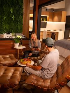 Cabana em Urubici com banheira de hidromassagem.