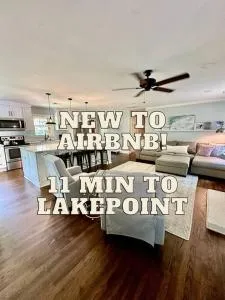 11 min to Lakepoint, 3 bedroom - Emerson