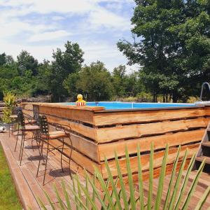 übernachtung in unserem Wohnwagen