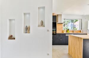 Maisons de vacances Agreable maison neuve avec spa : photos des chambres