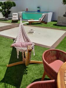 Casa de Moledo jacuzzi e sauna