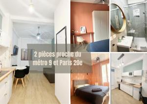 #0 Appart proche du métro Robespierre et Paris 20 - 3hvězdičkové hotely ve městě Bagnolet