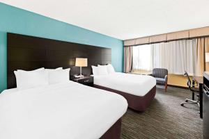 Double Room with Two Double Beds - Non-Smoking room in Clarion Inn Dayton Airport