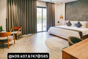 04-Biệt thự cao cấp Hồ Tràm-3BR SUPER KINGS, Hồ bơi to,BBQ, cầu ra ngắm biển