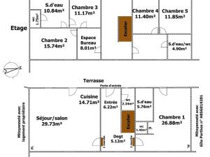 Maisons de vacances Elegant gite 18eme siecle renove avec piscine couverte, terrasse et grand terrain aux Herbiers. - FR-1-426-406 : photos des chambres