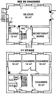 Maisons de vacances Gite de l'ecole : photos des chambres