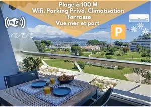 T1bis vue mer et port Marina Baie des Anges - Les Beaumettes