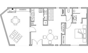 Maisons de vacances Le petit mas : photos des chambres