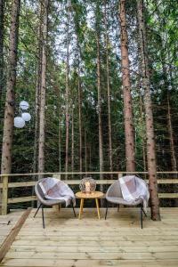 Glampingtält i naturen