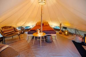 Glampingtält i naturen