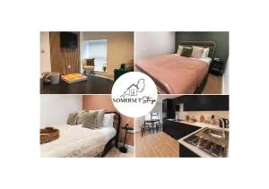 Wych Cottage, Striking 2 Bed, Parking, King Bed, First Floor Flat - 萨默顿