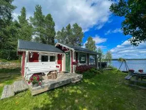 Laplandliv cabin on the lake with hottub - Jerfojaur