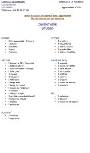 Résidence Le Pouzenc - Studio calme pieds de pistes MAE-6471