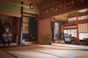 Samurai House! Seen in Movies and Dramas near HIKOSAN !!