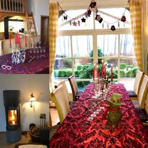 Altes Landhaus Oste, Appartement, Winter warm mit Kamin, Sommer Pool - Lamstedt