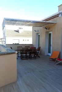 Appartement 3 chambres avec terrasse vue mer à 150 m de la plage