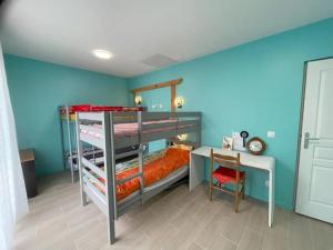 Maisons de vacances Maison familiale proche de Varaville avec jardin clos et terrasse : photos des chambres